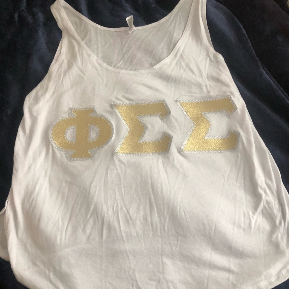 White phi sigma sigma tank